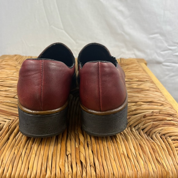 Rieker Oxblood Leather Penny Loafers Sz 39 - Picture 4 of 11